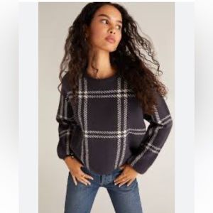 Z Supply Windowpane Sweater